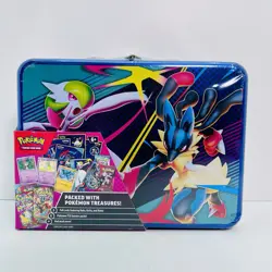 Pokemon TCG - 2025 Fall Collectors Chest - Lunchbox Tin - New Factory Sealed - Image 1