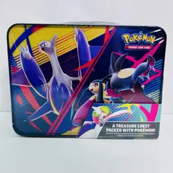 Pokemon TCG - 2025 Fall Collectors Chest - Lunchbox Tin - New Factory Sealed - Image 2