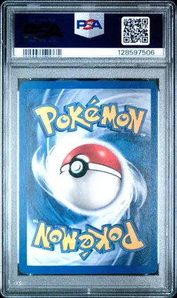 Pokemon TCG 2000 Scyther 17/130 Base Set 2 Holo Rare Swirl PSA 8 Near Mint/Mint - Image 2