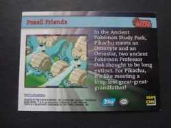 2001 Topps Pokemon Johto League Champions Screen Snaps! SNAP06 Fossil Friends - Image 2