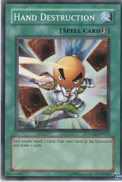 Yugioh Hand Destruction TU01-EN014 Common NM - Image 1