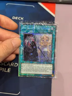 YUGIOH THE FALLEN & THE VIRTUOUS STARLIGHT RARE NM CH01-EN019 - Image 1