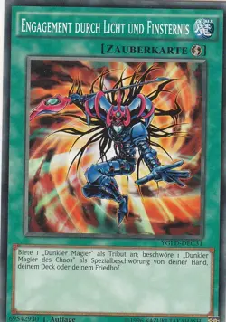 YU-GI-OH Engagement durch Licht und Finsternis Common YGLD-DEC31 SEHR STARK - Image 1