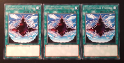 Yu-Gi-Oh! 3x Dimensional Fissure, CRBR-EN030, Rare, 1. Edition, Englisch, NM - Image 1