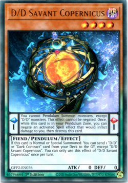 D/D Savant Copernicus - GFP2-EN076 - Ultra Rare - 1st Edition - Yugioh - Image 1