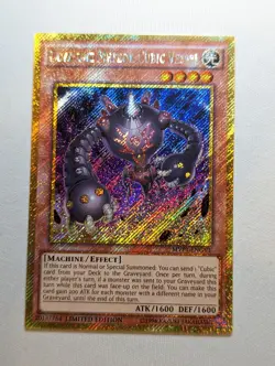 Yugioh-Duza The Meteor Cubic Vessel MVP1-ENGV1-Gold Secret Rare [Limited Ed] NM - Image 1