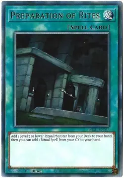 Preparation of Rites - WISU-EN045 - Rare - 1st Edition Yugioh - Image 1
