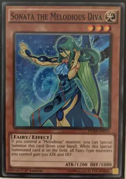 YuGiOh Sonata the Melodious Diva DUEA-EN015 1st Edition - Image 1