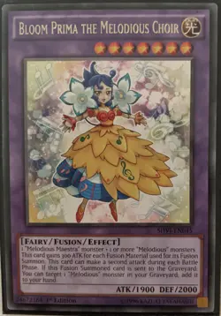 YuGiOh Bloom Prima the Melodious Choir 1st Edition SHVI-EN045 - Image 1