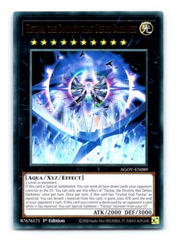 Tistina, the Divinity that Defies Darkness - AGOV-EN089 - Ultra Rare 1st Yugioh - Image 1