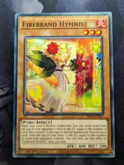 Firebrand Hymnist - SR14-EN021 Common 1st Ed Yugioh Card - Image 1