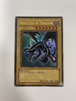 YUGIOH - Red-Eyes B. Dragon - Ultra Rare - SDJ-001 - M/NM - Image 1