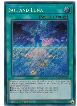 Sol and Luna x1 RA02-EN068 Super Rare Yugioh - Image 1
