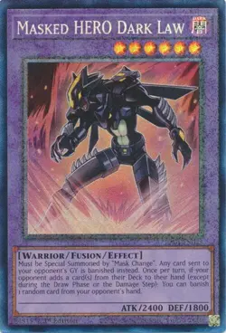 Masked HERO Dark Law - RA01-EN025 - Collector's Rare - Yugioh - Image 1
