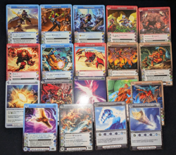 2008 4kids Chaotic Trading Card Game Lot Of Mixed Cards - Image 1