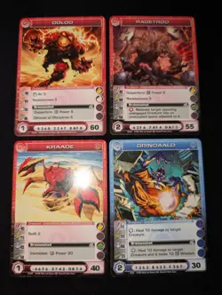 2008 4kids Chaotic Trading Card Game Lot Of Mixed Cards - Image 2