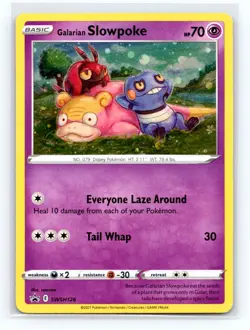 SWSH: Sword & Shield Promo Cards #SWSH126 Galarian Slowpoke - Image 1