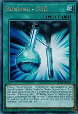 LEDU-EN038 BONDING - D2O RARE 1ST EDITION YuGiOh CARD - Image 1