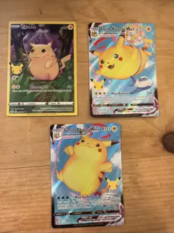Pokemon TCG Celebrations 25th Anniversary Holo Rare Lot of 3 Cards - Image 1