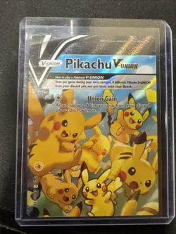 Pikachu V Union SWSH139 Sword & Shield Black Star Promo Holo Pokemon Card TCG NM - Image 1
