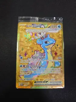 Lapras EX 164 Scarlet & Violet Promo Holo Card Sealed - Image 1