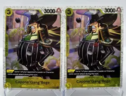 Capone"Gang"Bege (OP04-100) (Jolly Roger Foil) OP04-100 Premium Booster X2 Cards - Image 1