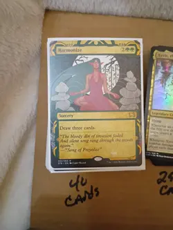 Magic The Gathering (MtG) Trading Card Game Box Lot Over 500 Cards W/40 Holders - Image 5