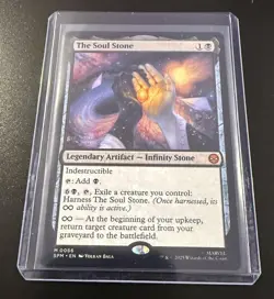 The Soul Stone MTG M 0066 SPM EN Non-Foil Regular NM Card - Image 1