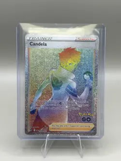 Pokemon Card TCG - Candela 083/078 - Pokemon GO - Rainbow Secret Rare - NM - Image 1