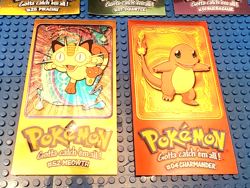 Pokemon TOPPS Series 1 Complete Jumbo Oversized Set 5/5 Cards - Image 3