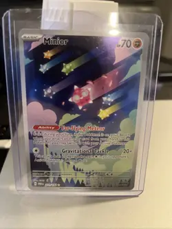 Pokemon TCG Minior Card 201/182 Paradox Rift Holo Illustration Rare NM Condition - Image 1