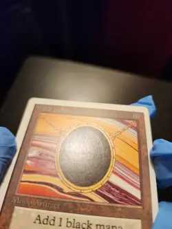 Mox Jet Magic: the Gathering x1 Unlimited Edition Lightly Played English - Image 5