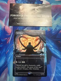 Sol Ring 1988 Marvel's Spider-Man: Villainous Plot Secret Lair - Image 1