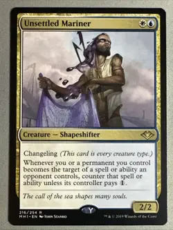 MTG / Unsettled Mariner / MH1 / #216 / Regular / Rare / NM - Image 1