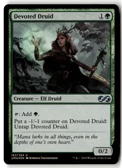 MTG - Devoted Druid 162 Foil NM Ultimate Masters - Image 1
