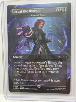 Unseat the Usurper Praetor's Grasp 1861 Secret Lair Magic The Gathering - Image 1