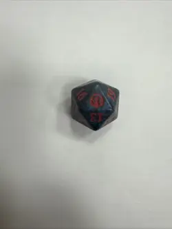 MTG Magic the Gathering D20 Spindown Die Guild Kit Izzet - Image 1