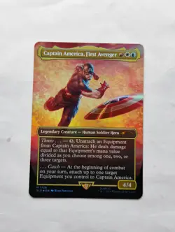 Captain America First Avenger SLD Rainbow Foil MTG x Marvel - Image 1