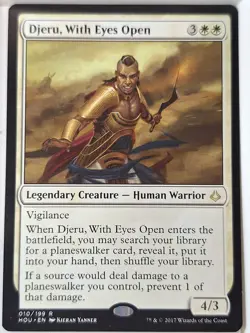 Djeru, With Eyes Open - Hour of Devastation - Magic the Gathering MTG Nice! - Image 1