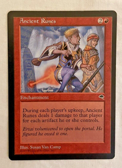 1x Ancient Runes - Tempest - MTG - Magic the Gathering - LP - Image 1