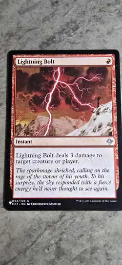 Lightning Bolt (E01) The List Reprints Regular Uncommon Instant MTG NM - Image 1