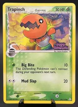 Trapinch 84/110 EX Holon Phantoms Stamped Delta Species Reverse Holo LP Pokemon - Image 1