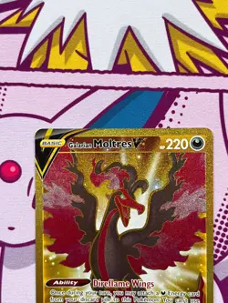 Pokemon TCG - Galarian Moltres V 183/172 - Brilliant Stars Secret Rare - Played - Image 2
