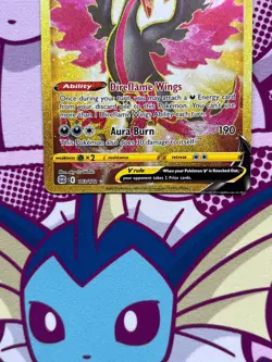 Pokemon TCG - Galarian Moltres V 183/172 - Brilliant Stars Secret Rare - Played - Image 3