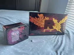 Pokemon Team Rocket’s Moltres ex UPC Sealed w/ Team Rocket Tin Mewtwo ex - Image 2