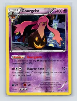 Pokemon TCG Gourgeist 45/119 XY - Phantom Forces Reverse Holo MP - Image 1
