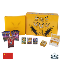 Pokemon TCG Eevee GX Gift Box Binder Collection Jolteon Simplified Chinese - Image 1
