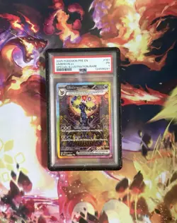 2025 POKEMON PRISMATIC EVOLUTIONS SPECIAL ILLUSTRATION RARE UMBREON EX PSA 1 - Image 1