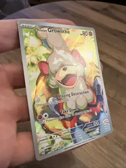 Pokemon Hisuian Growlithe 181/167 Illustration Rare Twilight Masquerade - Image 2