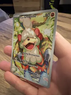 Pokemon Hisuian Growlithe 181/167 Illustration Rare Twilight Masquerade - Image 3